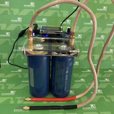 Máy hàn pin Siêu tụ tự động, hàn đuợc kẽm dày 0.3mm, mối hàn siêu trắng đẹp và chắc