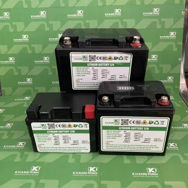 Vỏ Bình Ắc Quy Lithium 12V 12Ah YT7 Có Led Nắp Bầu