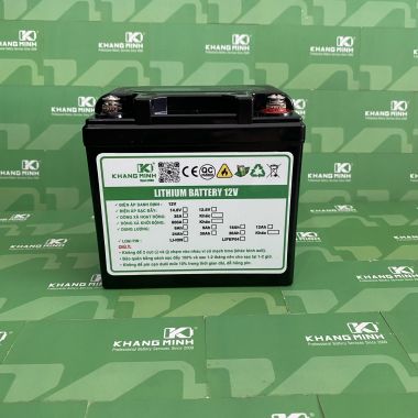 Vỏ Bình Ắc Quy Lithium 12V 6Ah YT5 Có Led Nắp Bầu