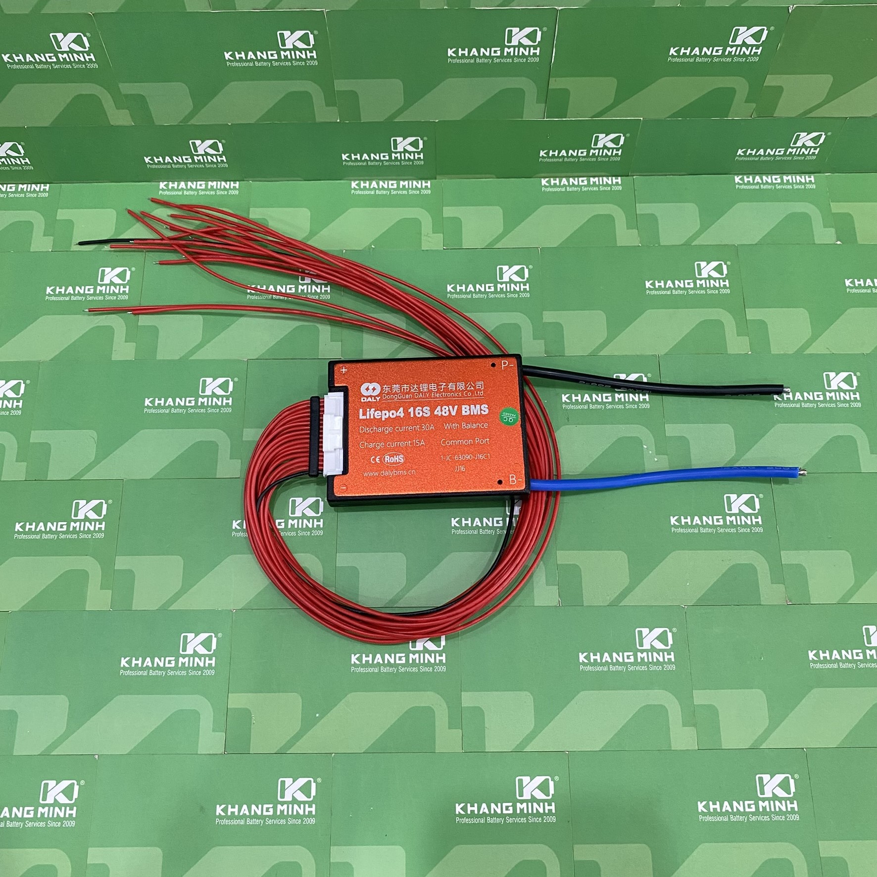Mạch Daly 16S 48V 30A Pin Sắt LiFePO4 3.2V Chính Hãng