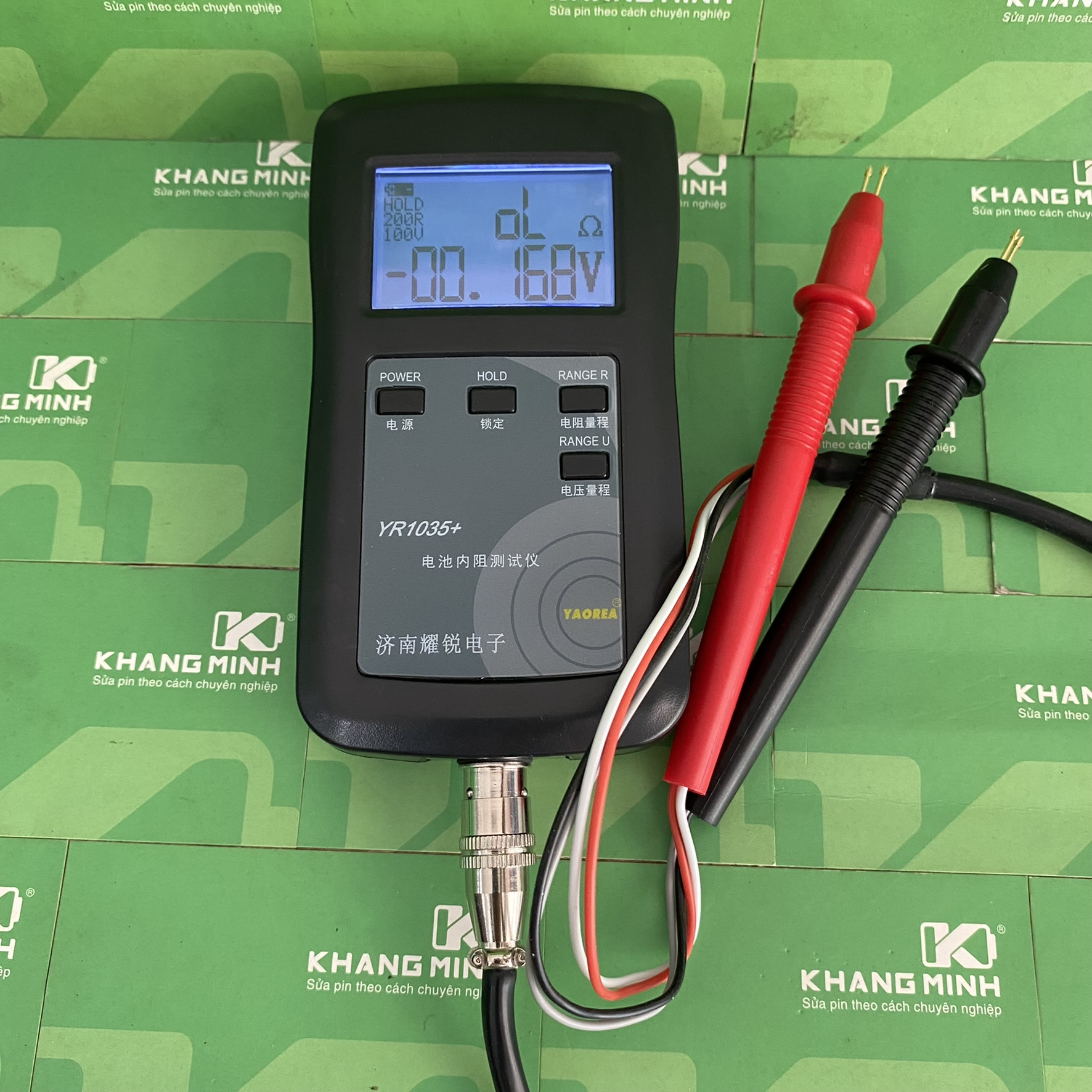 Máy đo nội trở YR1035+ YR1035 đo pin và bình ắc qui 100V