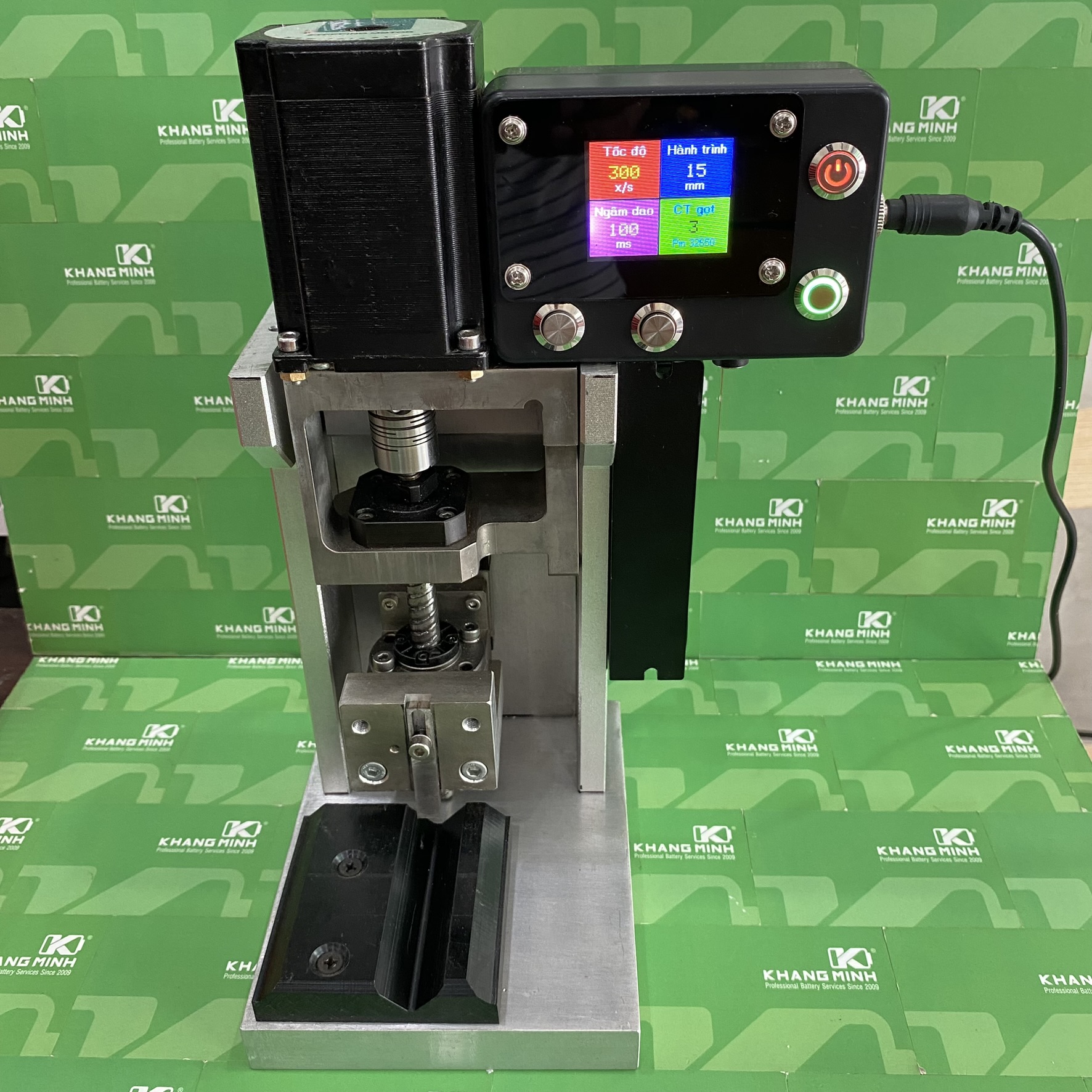Máy Gọt Cell Pin Tự Động Step 57 Gọt Sạch Kẽm Chỉ 1 Lần Duy Nhất